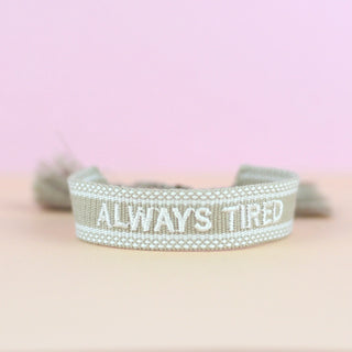 Embroidered Woven Tassel Bracelets