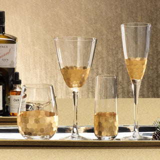 Fez Cut Stemless Wine Glass