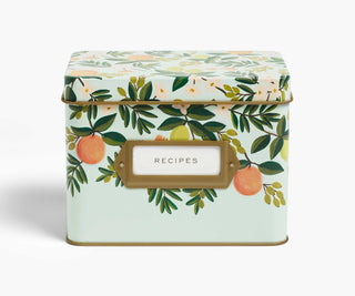 Citrus Grove Recipe Tin