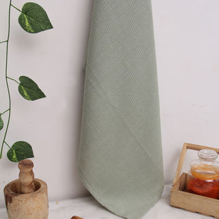 Printed White & Green Tea Towels