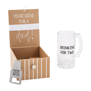 Dad Beer Baby Announcement Gift Set