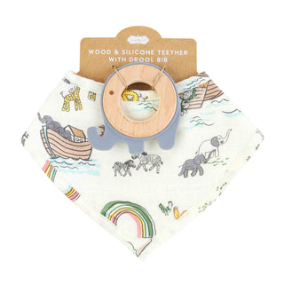 Noah's Ark Bib & Teether Set