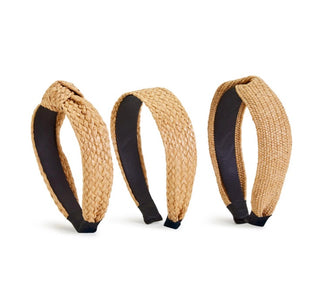 Natural Straw Headband