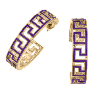 Ryan Game Day Greek Key Earrings