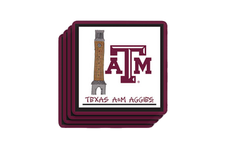 Texas A&M Coaster Set
