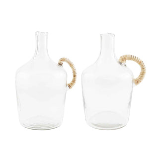 Glass Jugs with Handles