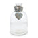 Heart Bud Vase with Beads