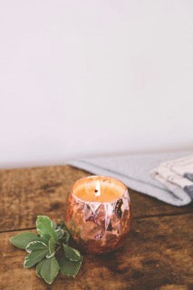 Sweet Grace Small Mercury Glass Candle