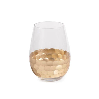 Fez Cut Stemless Wine Glass