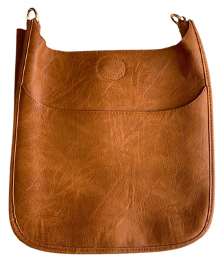 Camel Vegan Messenger Bag