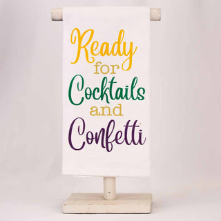 Cocktails & Confetti Hand Towel