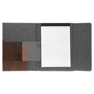 Leatherette/Gray Canvas Portfolio