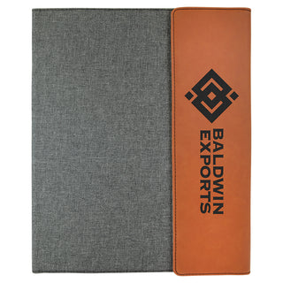 Leatherette/Gray Canvas Portfolio