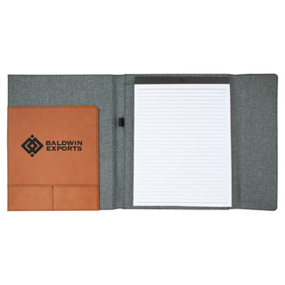 Leatherette/Gray Canvas Portfolio
