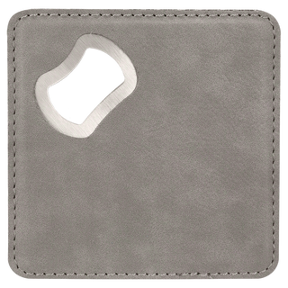 Leatherette Coaster/Bottle Opener
