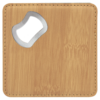 Leatherette Coaster/Bottle Opener