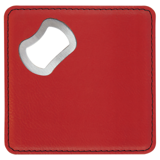 Leatherette Coaster/Bottle Opener
