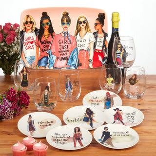 Girlfriends Rectangular Platter