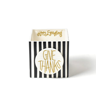 Black Stripe Medium Mini Nesting Cube