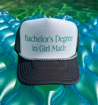 Bachelor's Degree In Girl Math Trucker Hat