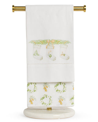 Amaryllis Stocking Hand Towels (set of 2)