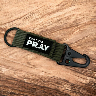 Tap to Pray - Tactical Carabiner Keychain