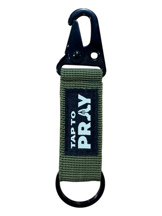 Tap to Pray - Tactical Carabiner Keychain