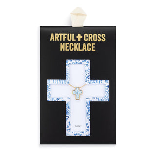 Artful Cross Hope Necklace & Bracelet