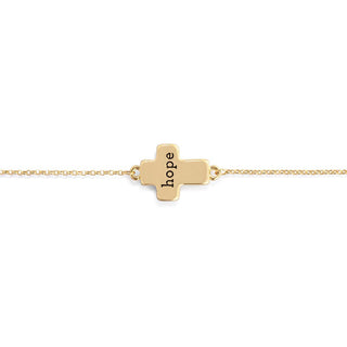 Artful Cross Hope Necklace & Bracelet