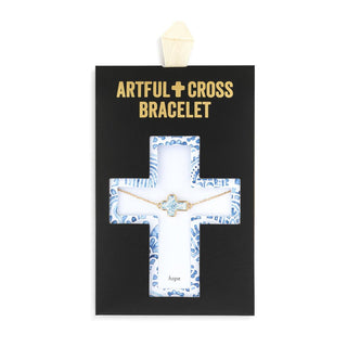 Artful Cross Hope Necklace & Bracelet