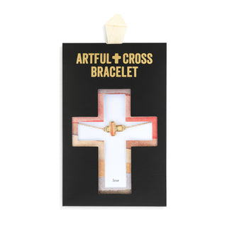 Artful Cross Love Necklace & Bracelet