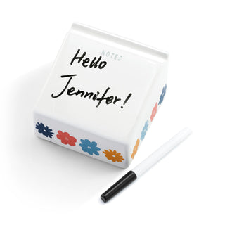 Bright Floral Write On! Ceramic Notepad