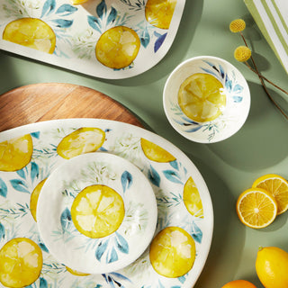 Lemon Large Melamine Oval Platter