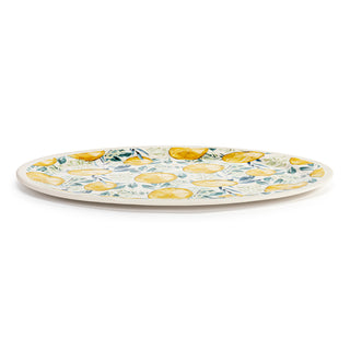 Lemon Large Melamine Oval Platter