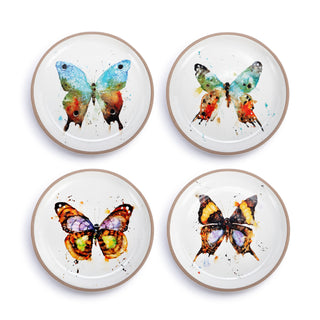 Butterfly Collection Appetizer Plates