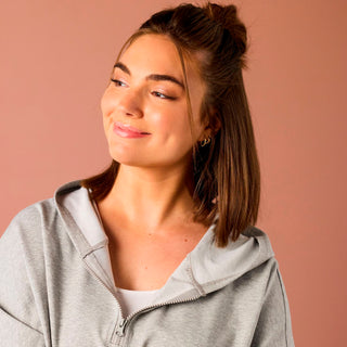 Half Zip Poncho