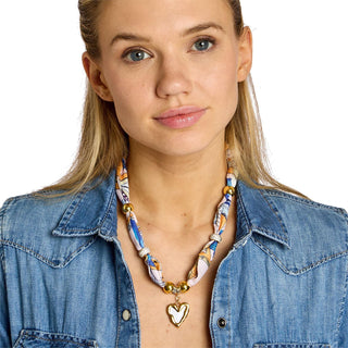 Tied to You Scarf Necklace