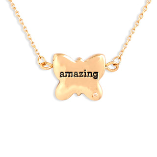 Artful Butterfly Necklace