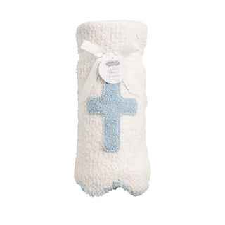 Chenille Cross Blanket