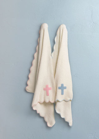 Chenille Cross Blanket