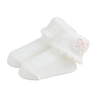 Bow Foldover Socks