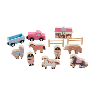 Horse Stable & Animal Farm Toy Sets