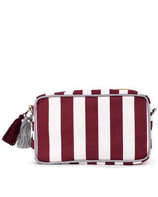 Megan Stripe Cosmetic Bag
