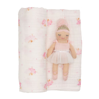 Swaddle and Rattle Set