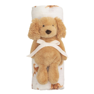 Swaddle and Rattle Set