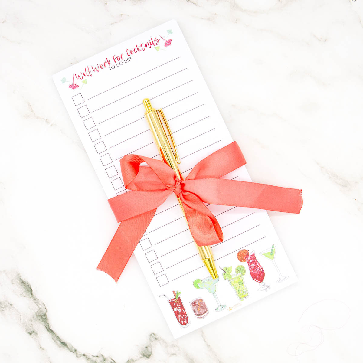 Cocktails To Do List Gift Set