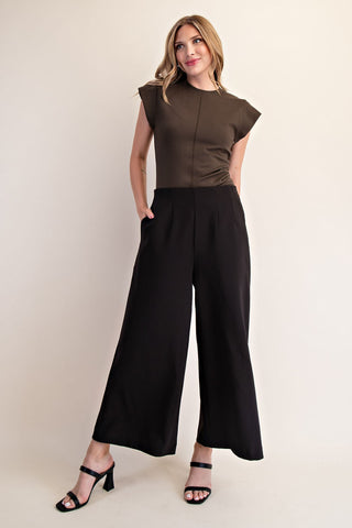 High Waist Culottes Pants