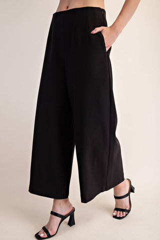High Waist Culottes Pants