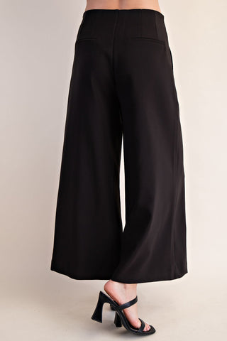 High Waist Culottes Pants