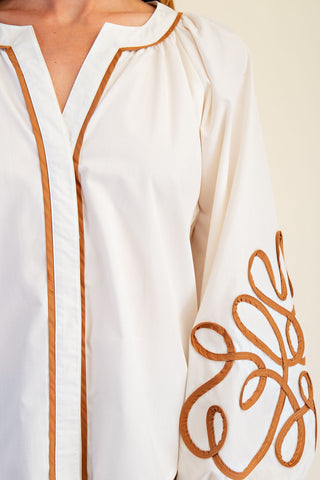 Soutache Detail Blouse